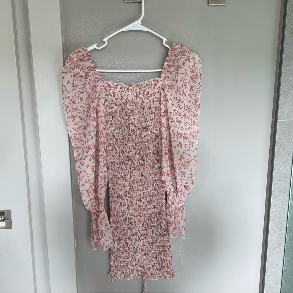 Princess Polly Azure Floral Mini Dress - Picture 2 of 5